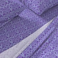 Happy Flourish with Texture in Violet