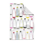Pop Art Milk Bottle white by Mount Vic and Me