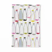 Pop Art Milk Bottle white by Mount Vic and Me