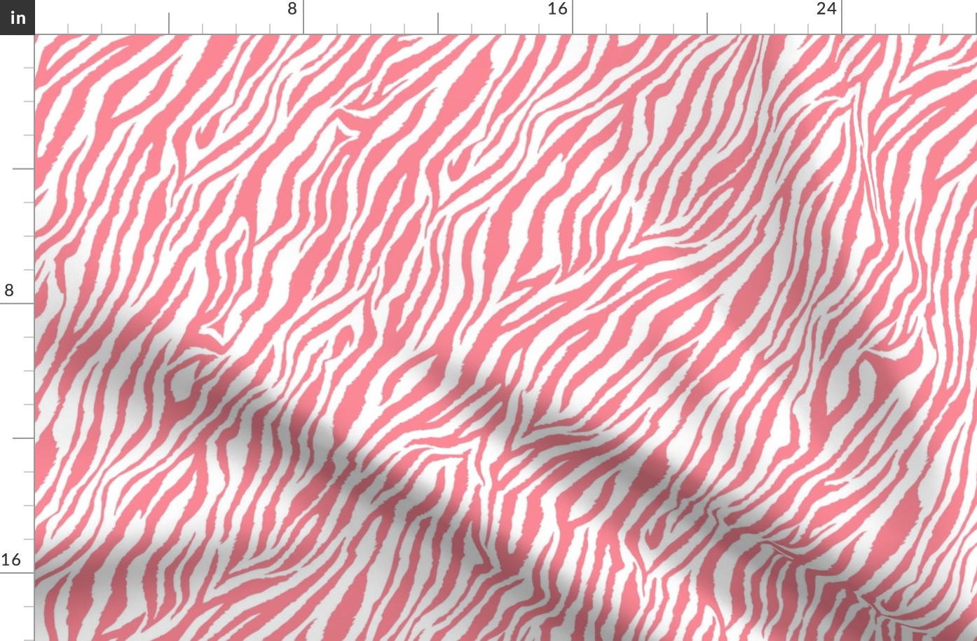 Zebra Pattern Pink Small Scale