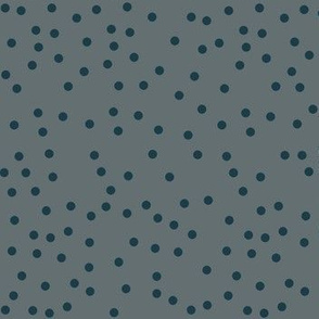 dark gray and navy random dots 