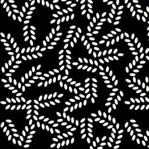 Chaotic Dots in Black