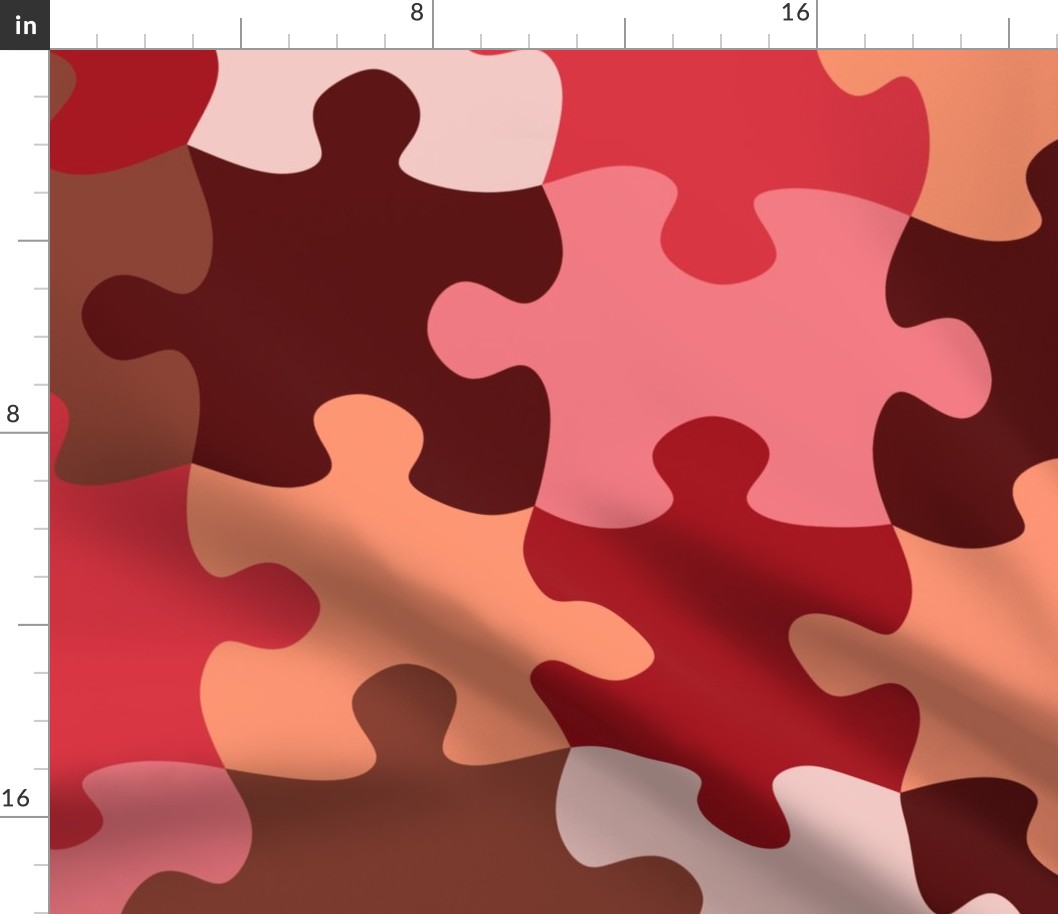 Puzzle (marsala palette)