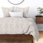 Little spots and speckles panther animal skin cheetah confetti abstract minimal dots winter snow off white creme