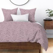 Little spots and speckles panther animal skin cheetah confetti abstract minimal dots winter mauve lilac