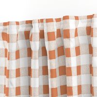 Halloween western ranch camping theme christmas buffalo plaid check design abstract outdoors design seasonal winter fall halloween orange white