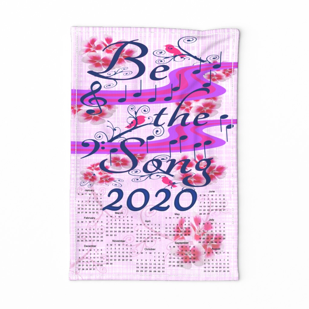 Be The Song Tea Towel 2020 Calendar