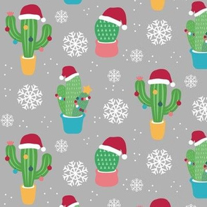 Christmas Cactus - Gray