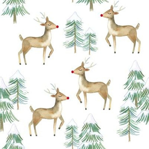 Woodland Reindeer // White