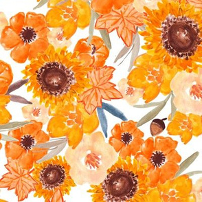 Sunflowers // White