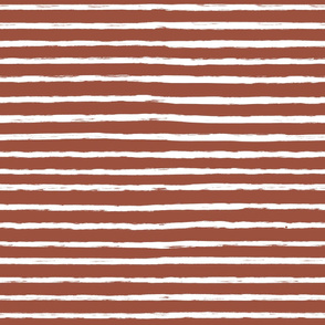 rust white stripes