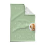2020 Tea towel-green