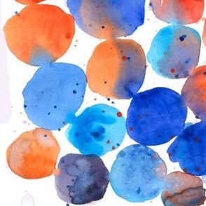 Blue and Orange Stones