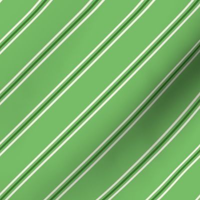 Candy cane green diagonal