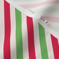 Green and red candy cane stripes