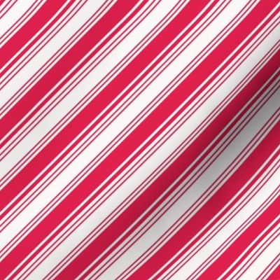 Red and white candy cane stripes