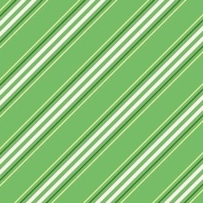 Green candy cane stripes