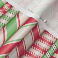 Assorted candy cane stripes