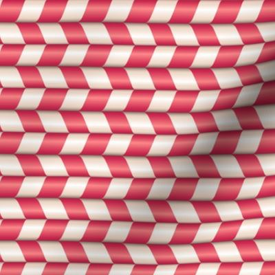 Candy cane red and white stripes