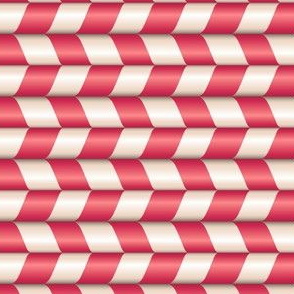 Candy cane red and white stripes