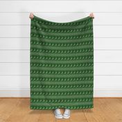 Ugly Sweater Knit—Reindeer-Dark Green
