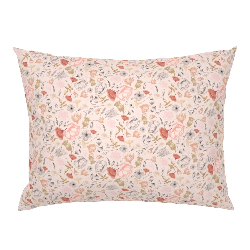  flowers vintage blush