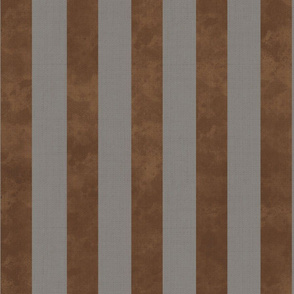 Bronze stripes on gray linen 