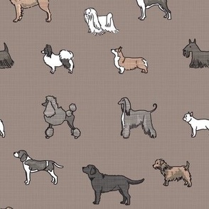 Dapper Dogs | Warm Grey