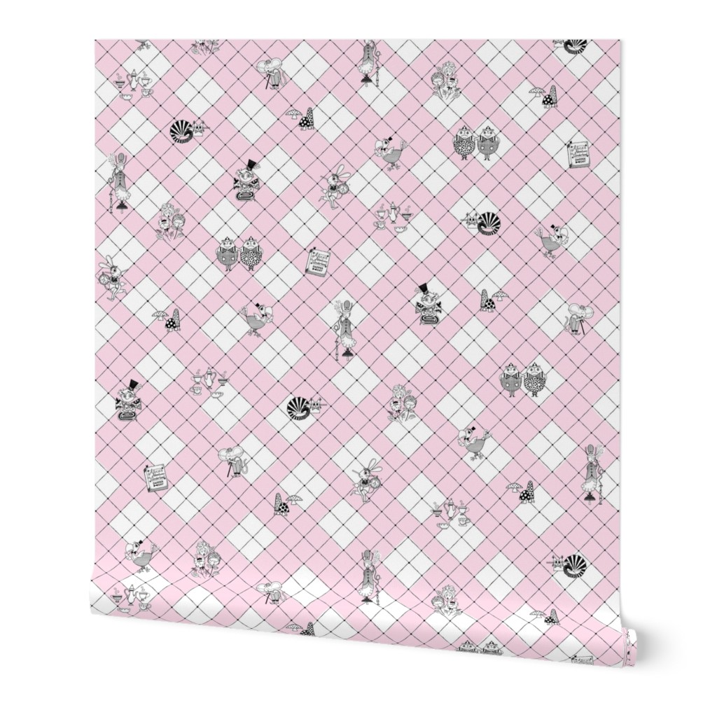 Alice in Wonderland {Pink Check}