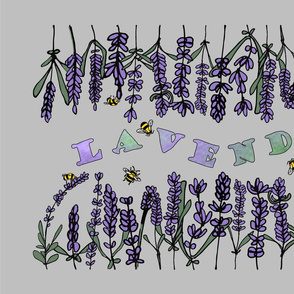 Hand Lettered Lavender