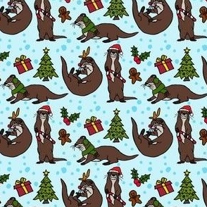 Christmas Otters