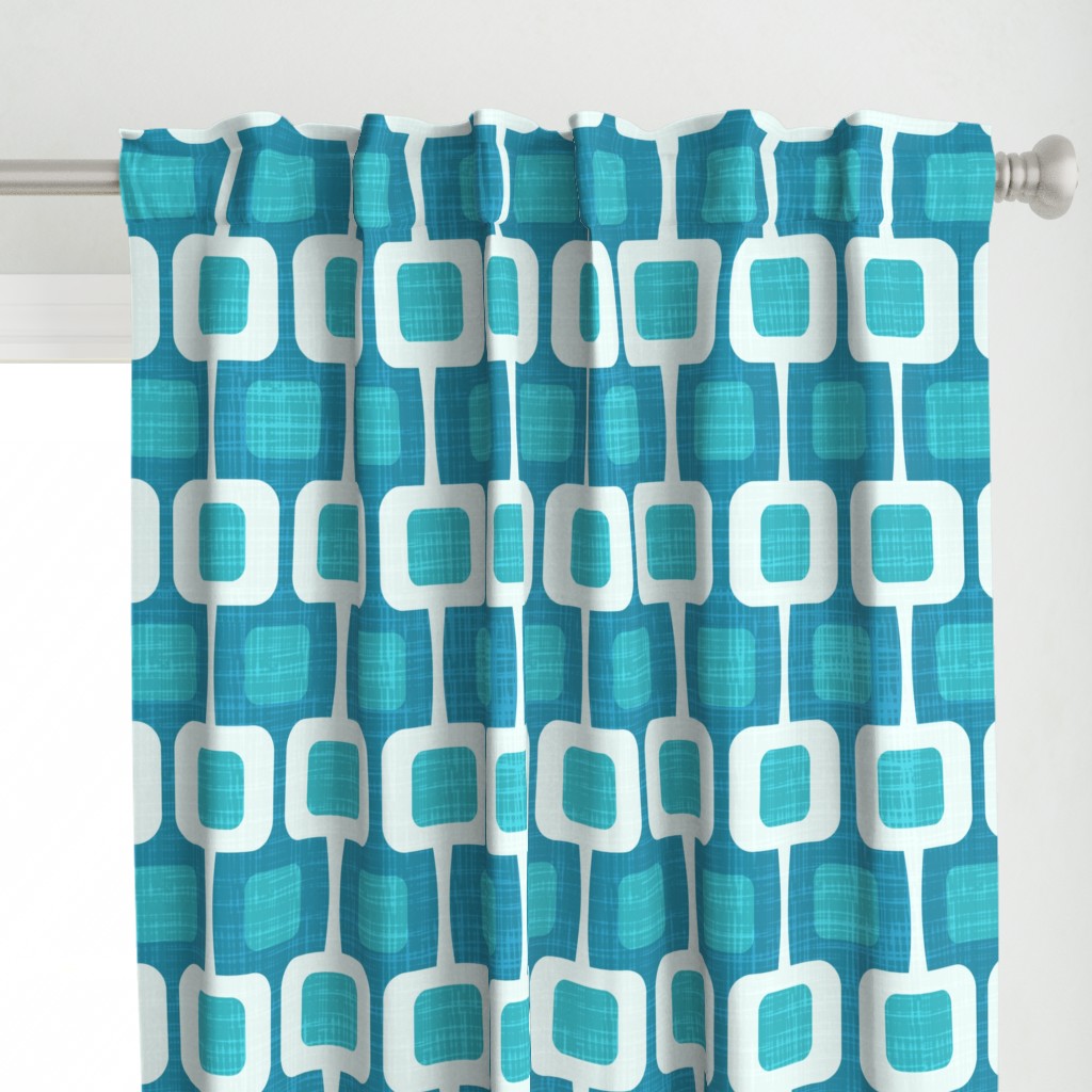 Retro Squares Turquoise