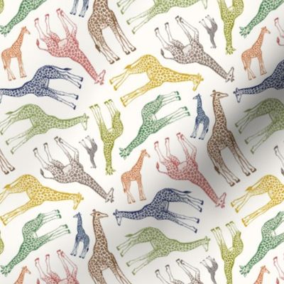 Tossed Giraffes in Nature Shades - small
