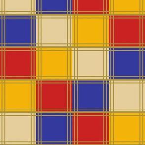 Four Color Blocks in 1920s Colors
