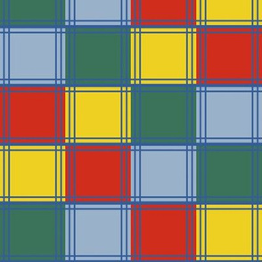 Four Color Blocks in 1930s Colors