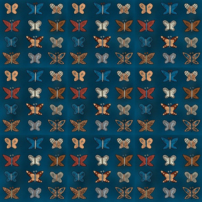 Butterflies in a Row