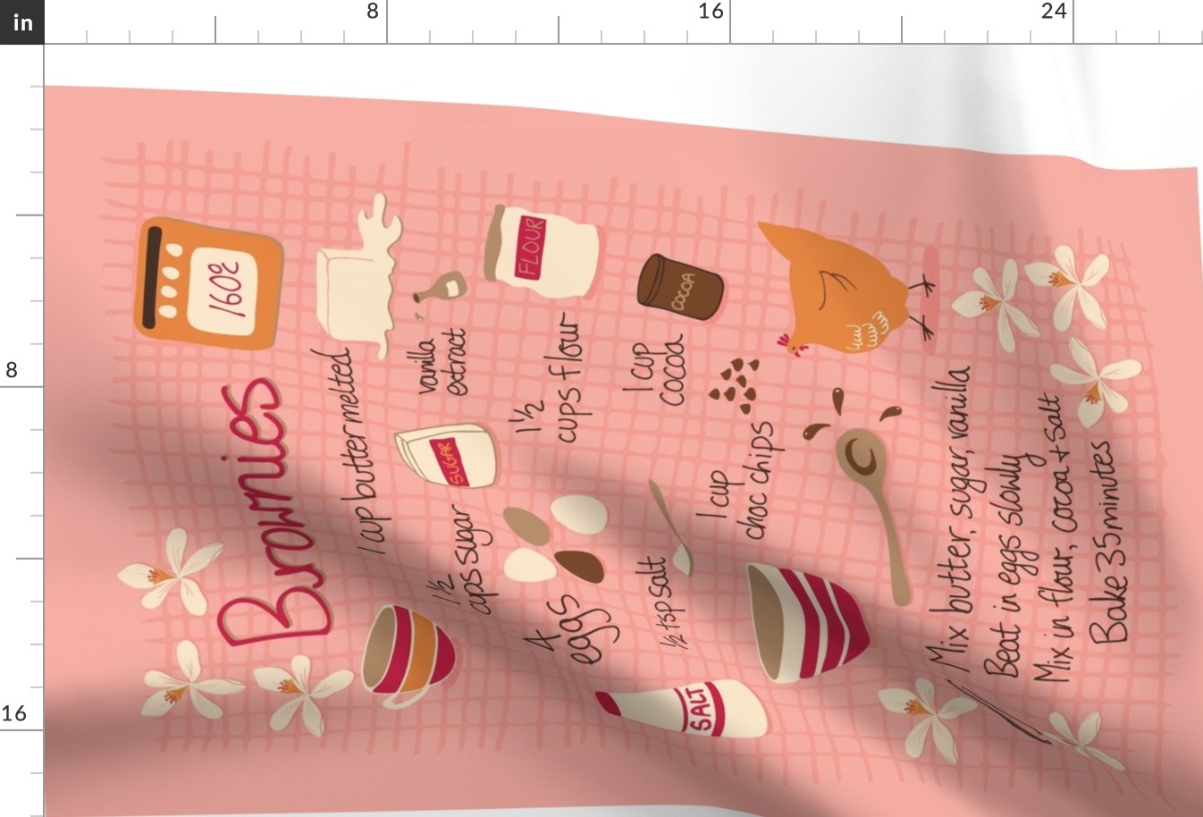 Brownies Tea Towel