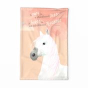 Pretty horse tea towel by Mount Vic and Me