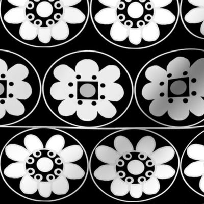 FLORAL BLACK AND WHITE-1 
