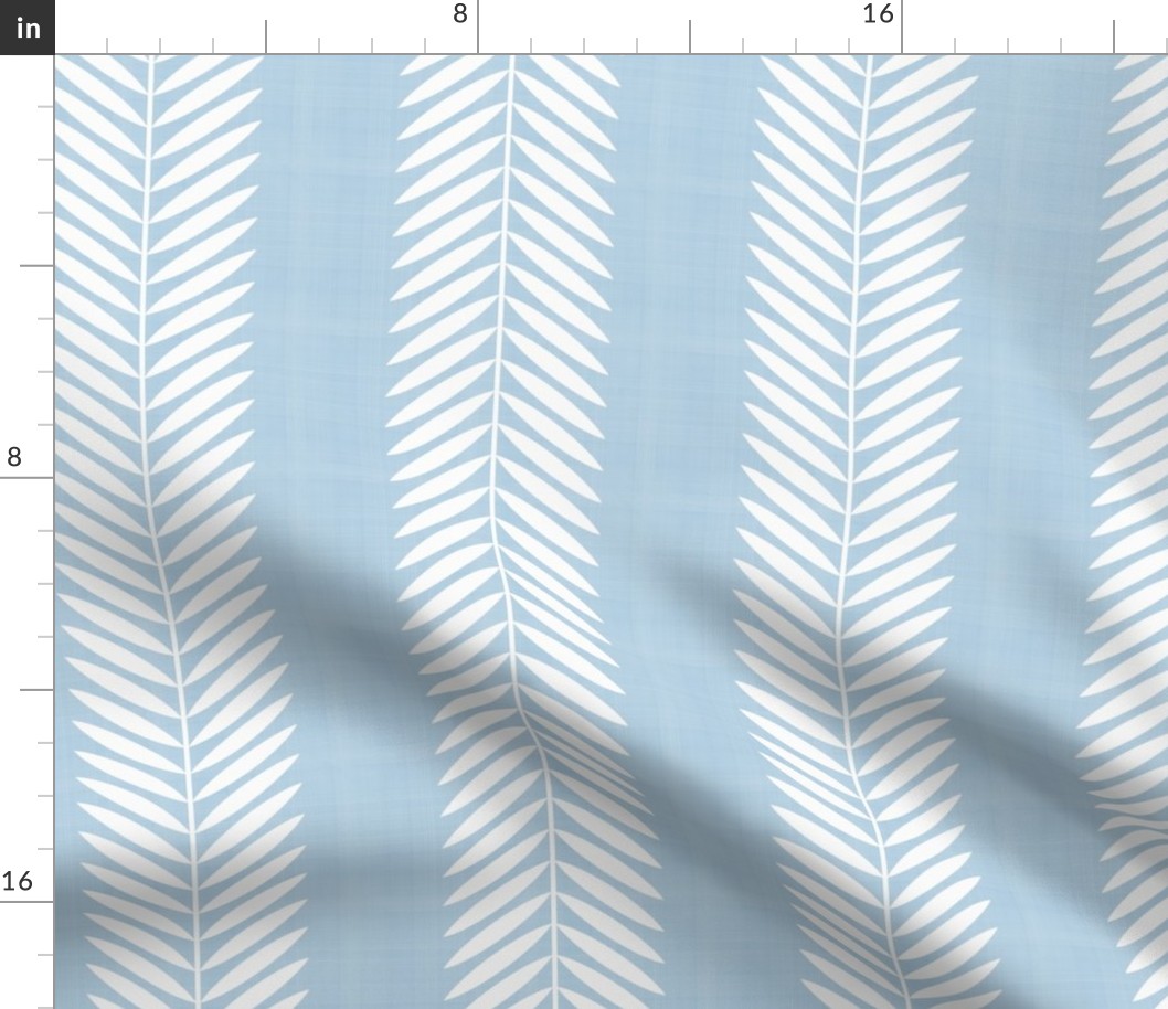 Half Scale Laurel Leaf Stripe in Custom Blue