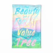 Beauty of the Forest Tea Towel