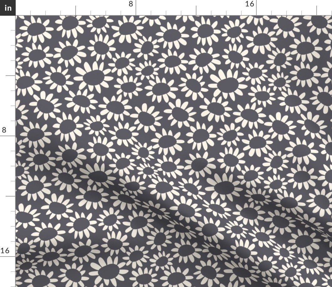 Rosalie Ditsy Florals Grey