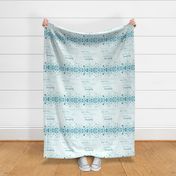 ROOSTERY SIZE - Grandchildren are like snowflakes - tea towel