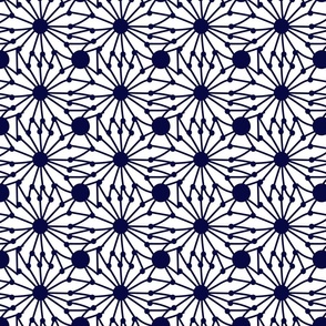 Star Doodle_navy/white