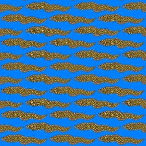 Jewel Moray Eel on sea blue