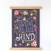 Be Kind Tea Towel by Kristina Hunter