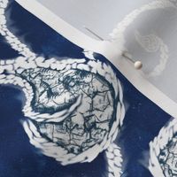 Shibori Paisley Vine Small Scale