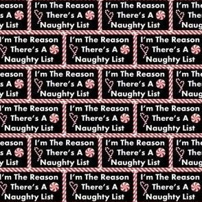 naughty list