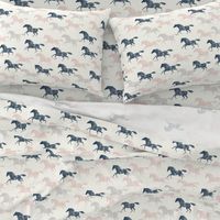 wild horses - multi (blue, silk pink, stone)  - LAD19