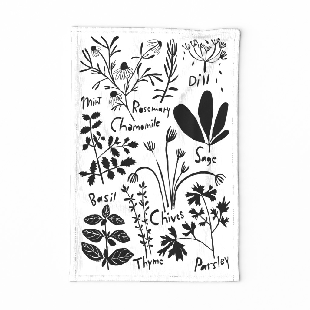 Herb Tea Towel 2020